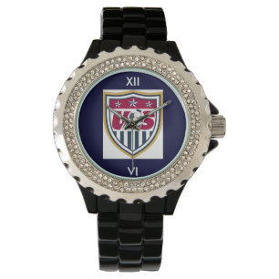 Rhinestone USA Soccer Watch