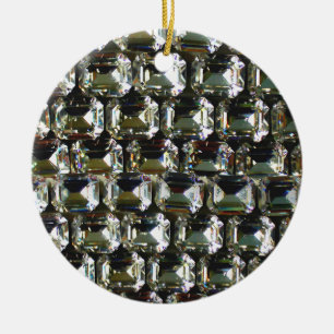 Rhinestones Ceramic Tree Decoration