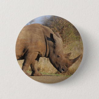 Rhino 6 Cm Round Badge