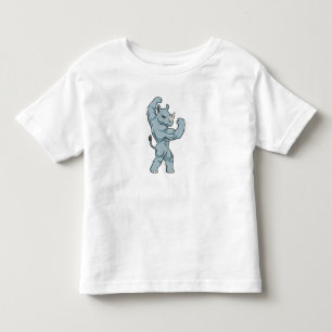 Rhino as Bodybuilder extreme Toddler T-Shirt