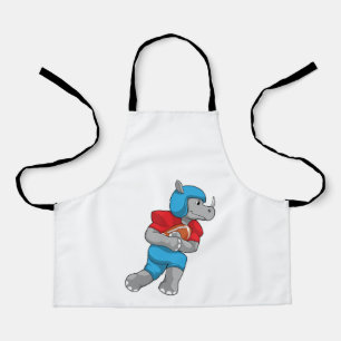 Rhino at Football Sports Apron