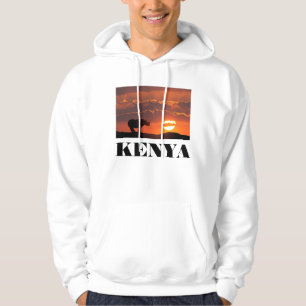 Rhino at sunset, Masai Mara, Kenya Hoodie