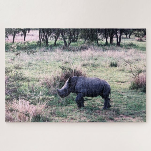 rhino baby jigsaw puzzle (Horizontal)