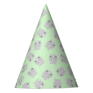 Rhino Birthday Party Green Hat