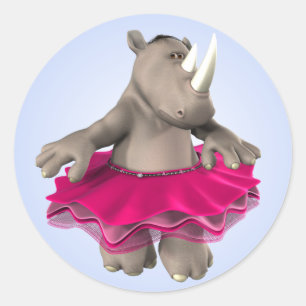 Rhino Blue Sticker