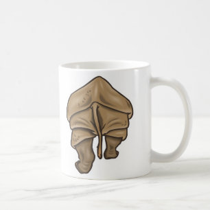 rhino butt coffee mug