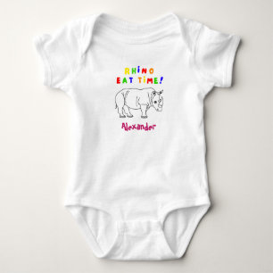 Rhino cute baby bodysuits