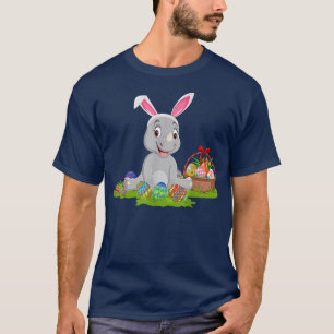 Rhino Easter Egg Hunting Bunny Rhino Easter Sunday T-Shirt