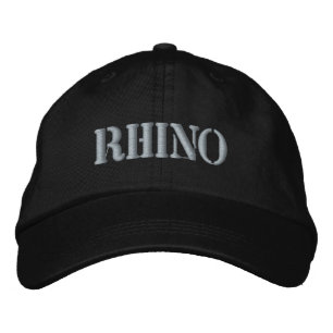 RHINO EMBROIDERED HAT