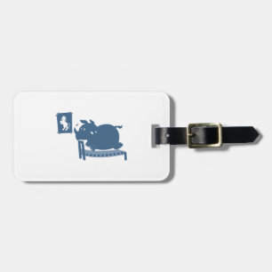 Rhino fitness - Choose background colour Luggage Tag