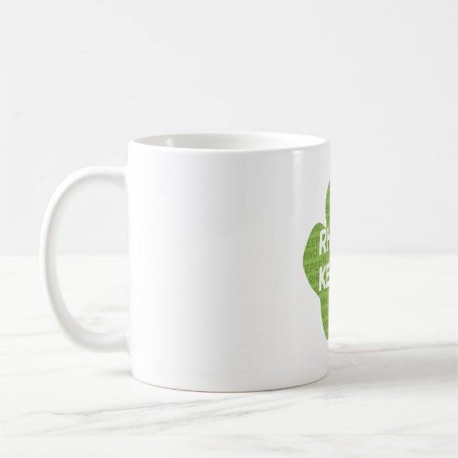 Rhino Keeper Footprint Coffee Mug (Left)