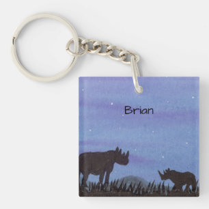 Rhino Key Ring