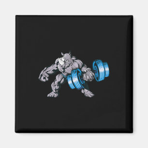 Rhino Lifting Weights Bodybuilding Beast Gym Fitne Magnet