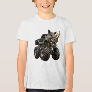 Rhino Monster Truck Beast Tri-Blend Shirt