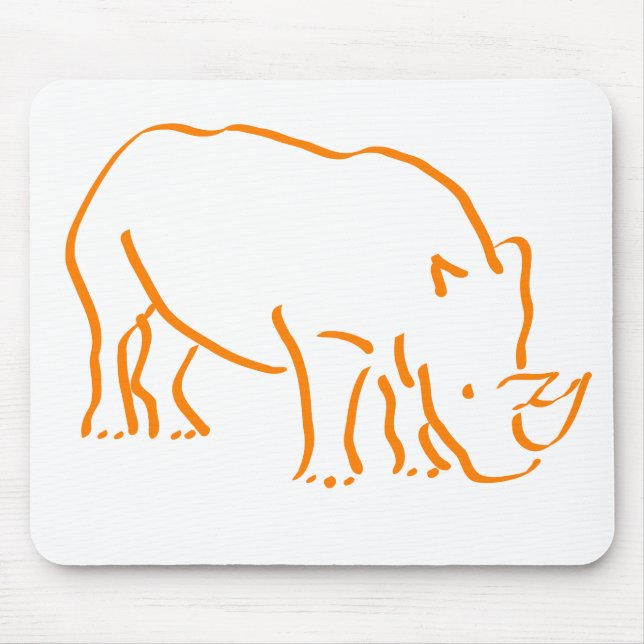 Rhino Mouse Mat (Front)