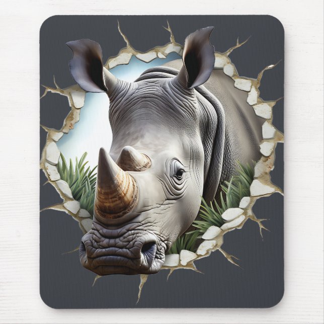 Rhino Mouse Mat (Front)