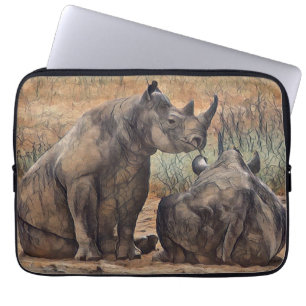 Rhino Oil Paint, Laptop Sleeve