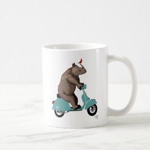 Rhino on Moped Coffee Mug