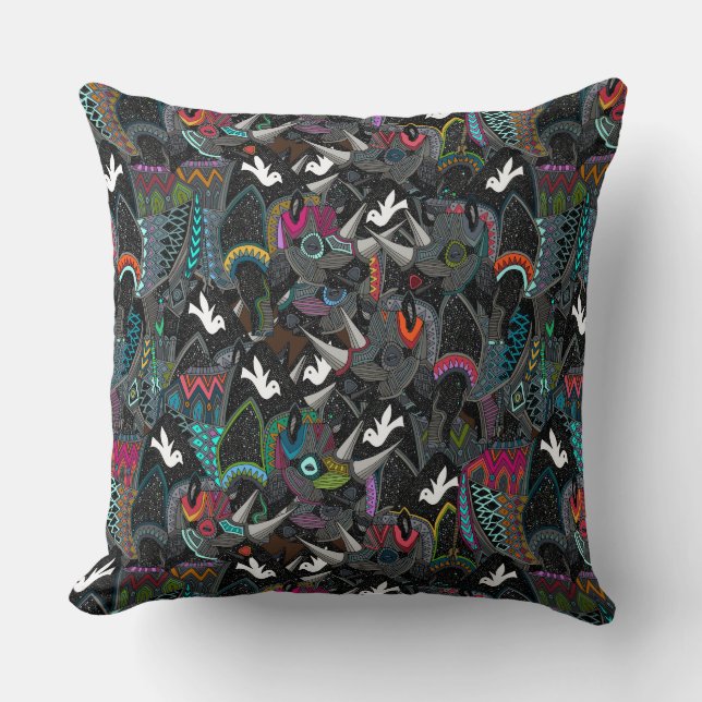 rhino party cushion (Front)