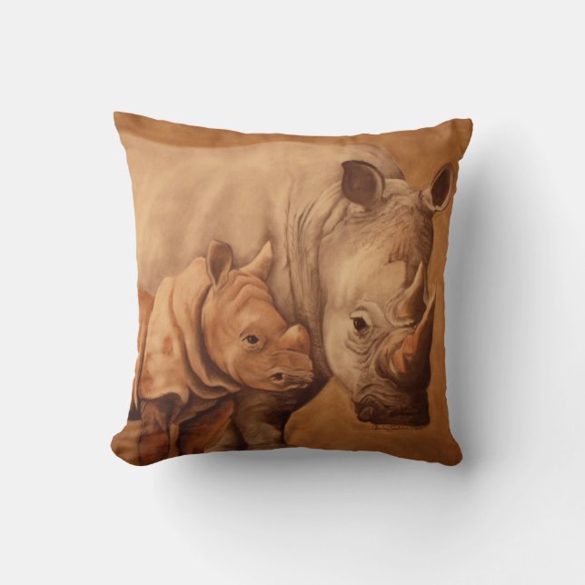 Rhino Pillow (Front)