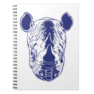 rhino portrait notebook