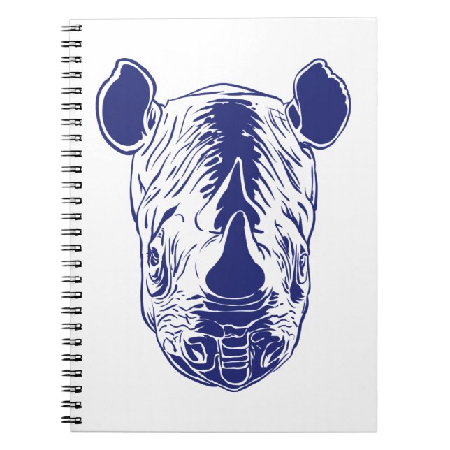 rhino portrait notebook (Front)