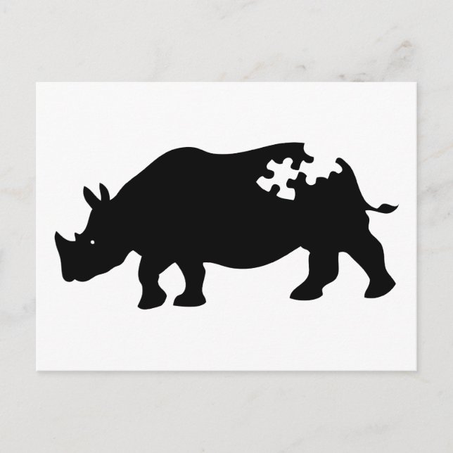 Rhino Postcard (Front)