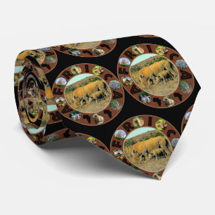 Rhino Reeds Africa Circle Neck Tie