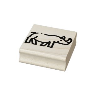 Rhino Rubber Stamp
