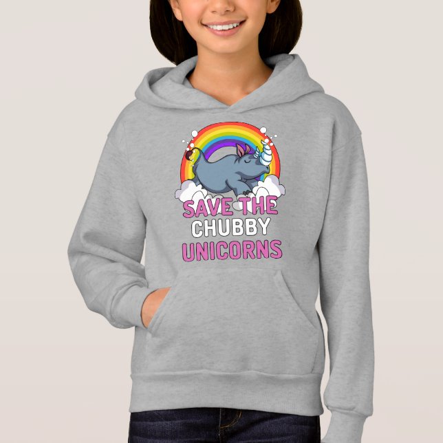 Rhino Save The Chubby Unicorns Magical Rainbow (Front)