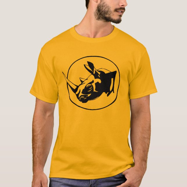 Rhino silhouette design T-Shirt (Front)