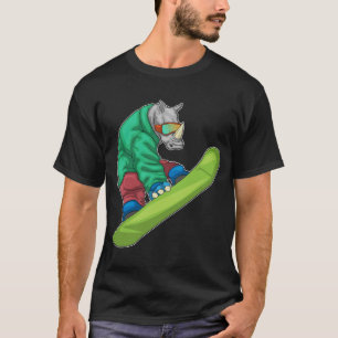 Rhino Snowboard Winter sports T-Shirt