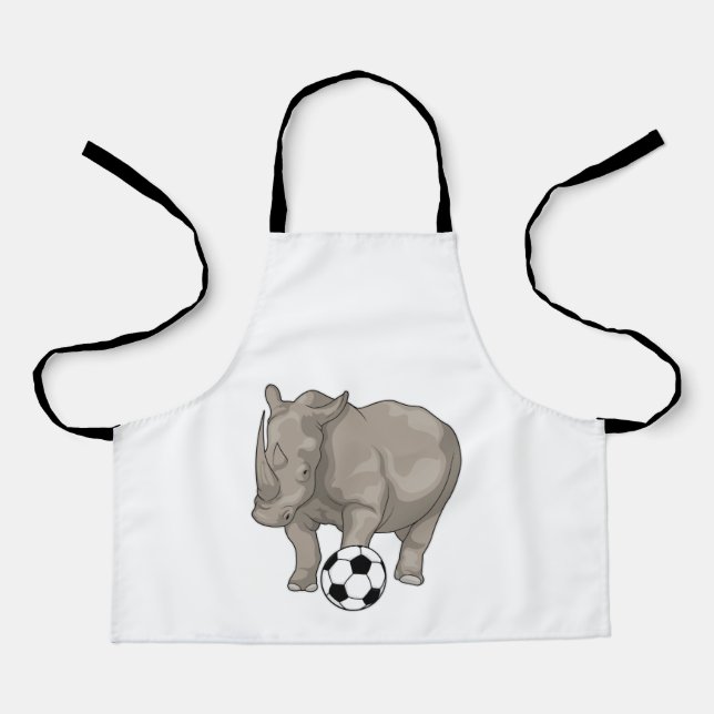Rhino Soccer player Soccer Apron (Front)