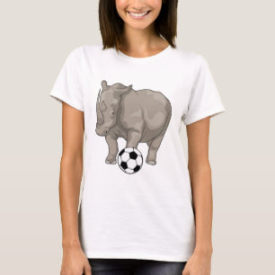 Rhino Soccer player Soccer T-Shirt