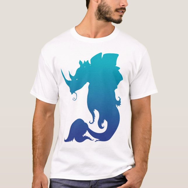 Rhino-Stego-Fish Tee (Water) (Front)