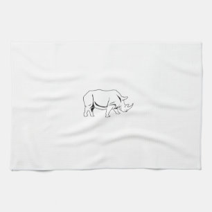 Rhino Tea Towel