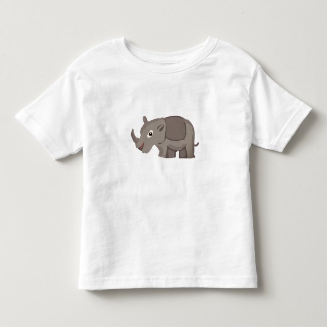 Rhino Toddler T-Shirt (Front)