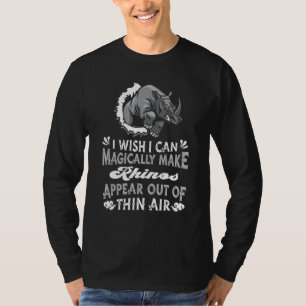 Rhino Wildlife Chubby Animal Safari Magical Rhin T-Shirt