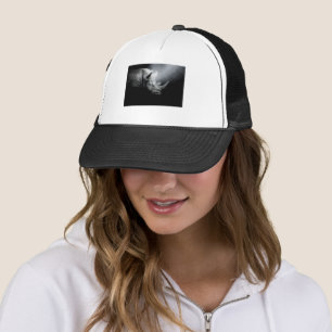 Rhinocéros Animal Forêt Sauvage Jungle Nature Rhin Trucker Hat