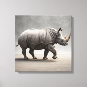 Rhinoceros Canvas Print