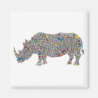 Rhinoceros-Cheetah Magnet