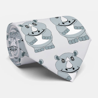 Rhinoceros Design Tie