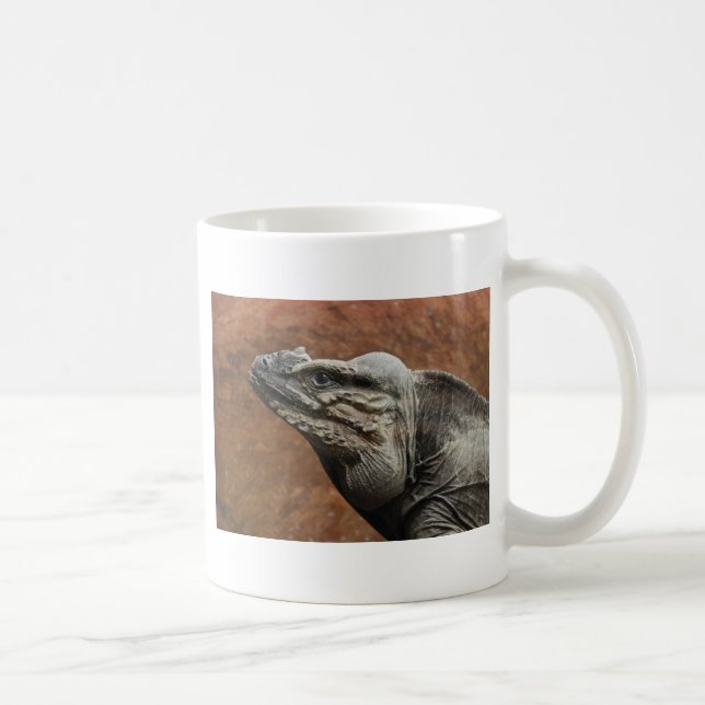 Rhinoceros Iguana Coffee Mug (Right)