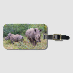 Rhinoceros Luggage Tag