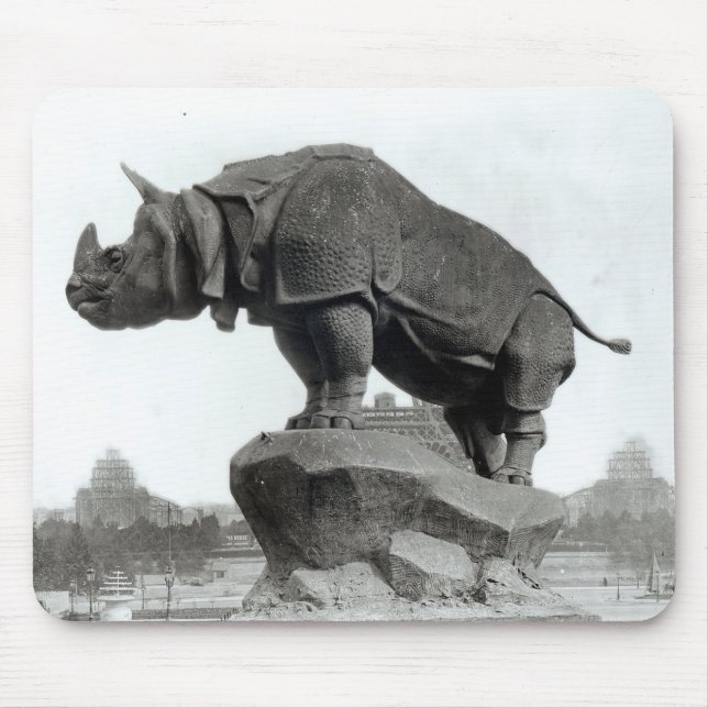 Rhinoceros Mouse Mat (Front)