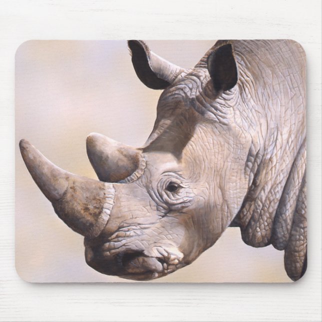 Rhinoceros Mouse Mat (Front)