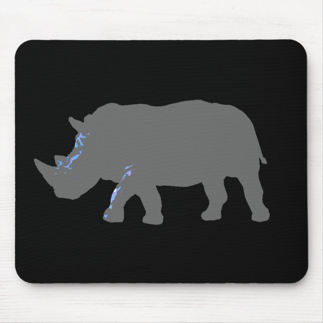 Rhinoceros Mouse Mat (Front)