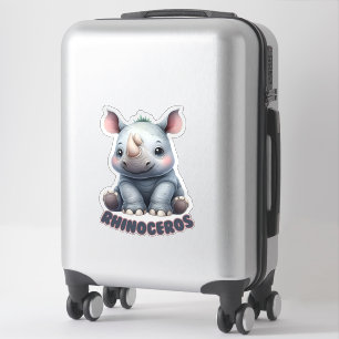 RHINOCEROS - NURSERY STICKER