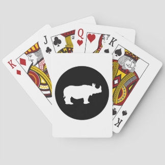 Rhinoceros Playing Cards