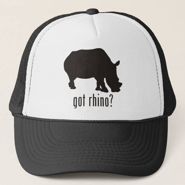 Rhinoceros Trucker Hat (Front)